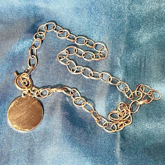 Louis Vuitton pink trunks & bags zip charm pendant necklace GP rolo chunky chain - Picture 3 of 4